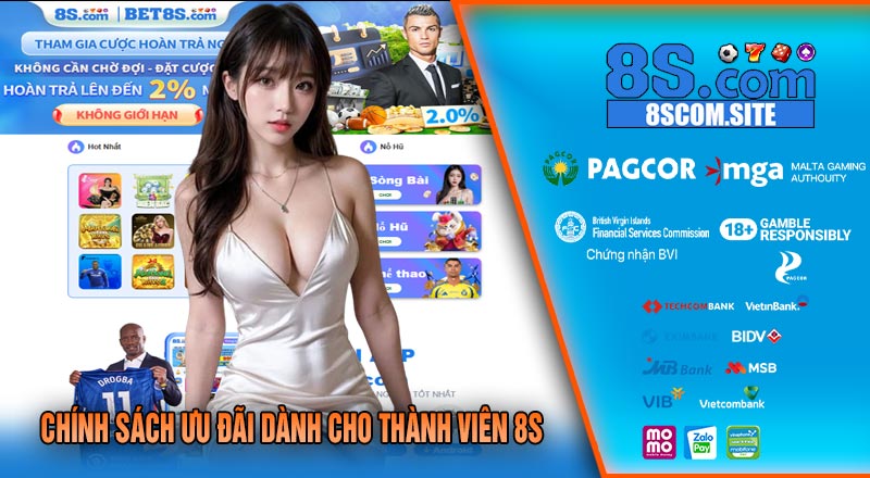 Chính sách ưu đãi dành cho thành viên 8S